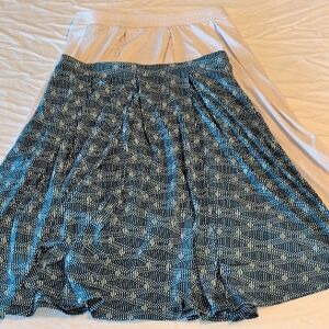 Bundle Of Two Lularoe A-Line Skirts